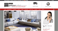 Desktop Screenshot of polstermoebel-guenstig.ch