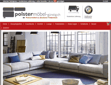 Tablet Screenshot of polstermoebel-guenstig.ch